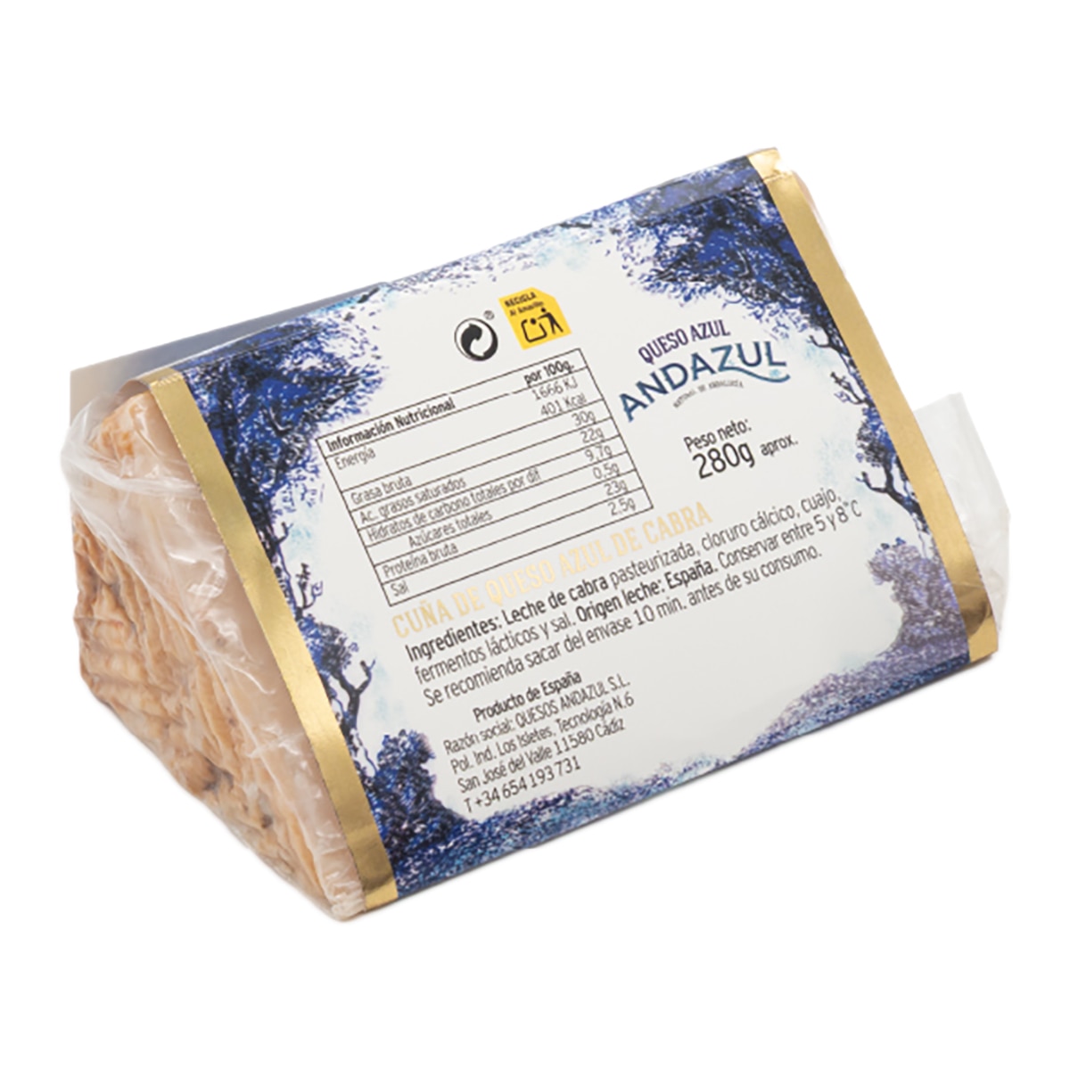 Queso azul de leche de cabra Andazul 4