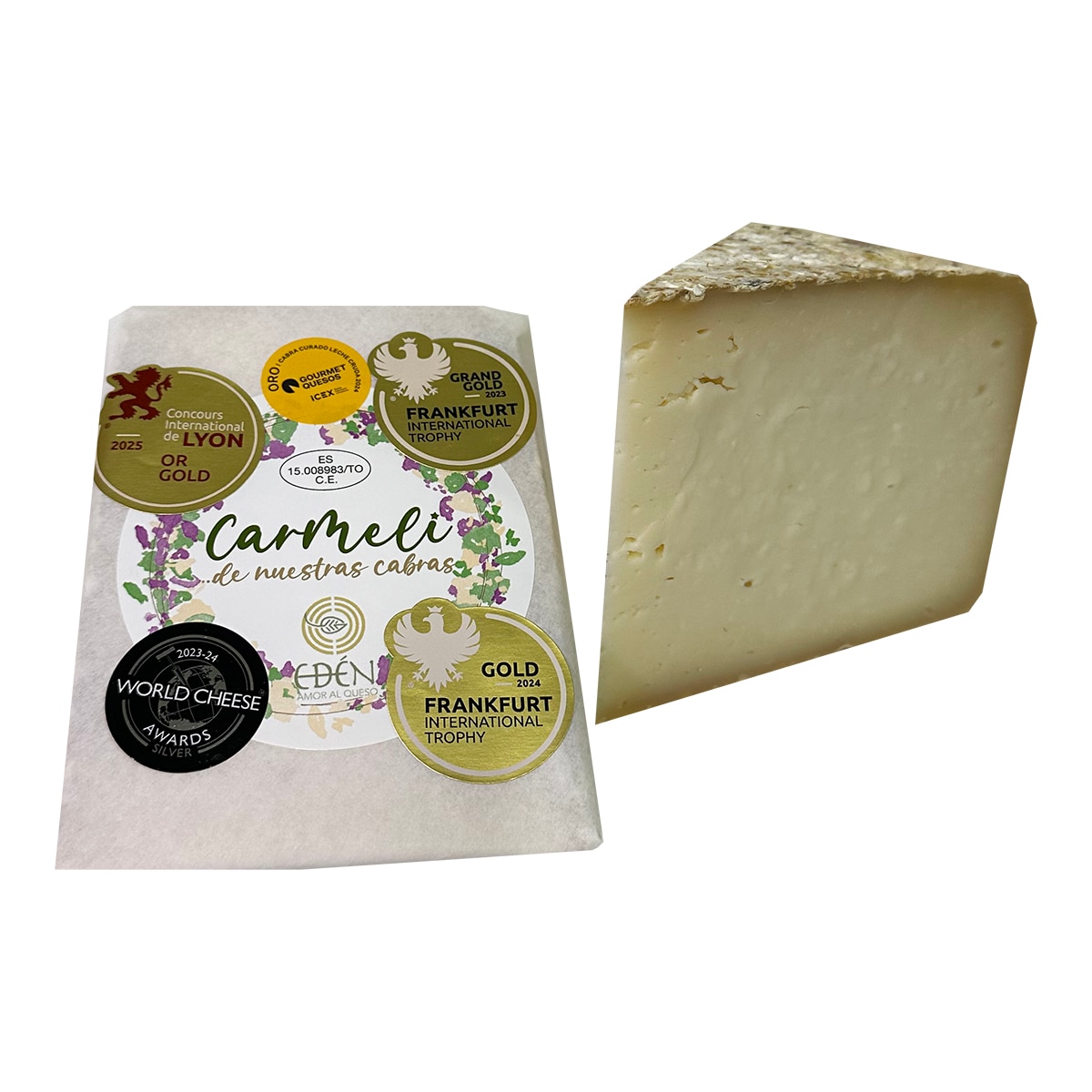 Queso de leche cruda de cabra Carmeli Quesos Edén 3