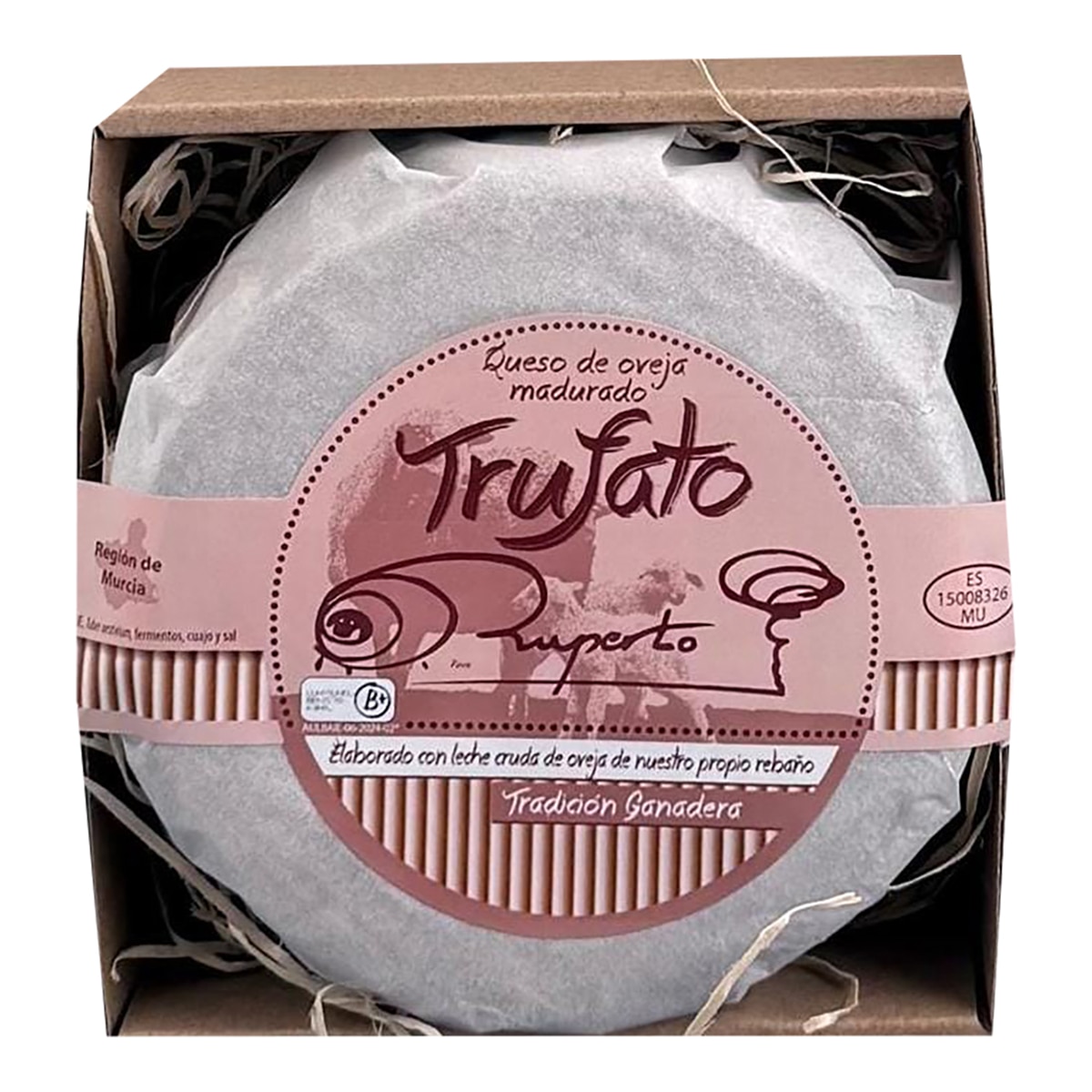 Imagen 1 de Queso madurado de oveja con trufa Ruperto Trufato