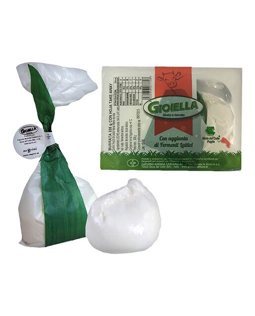 Imagen 0 de Queso Burrata con hoja Gioiella