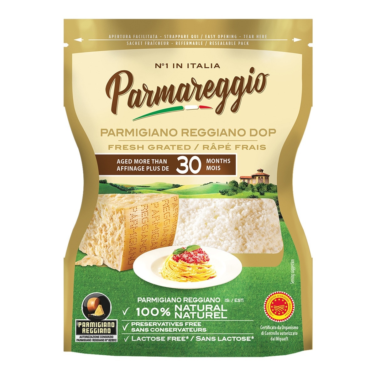 Imagen 0 de Queso rallado Parmigiano Reggiano DOP Parmareggio