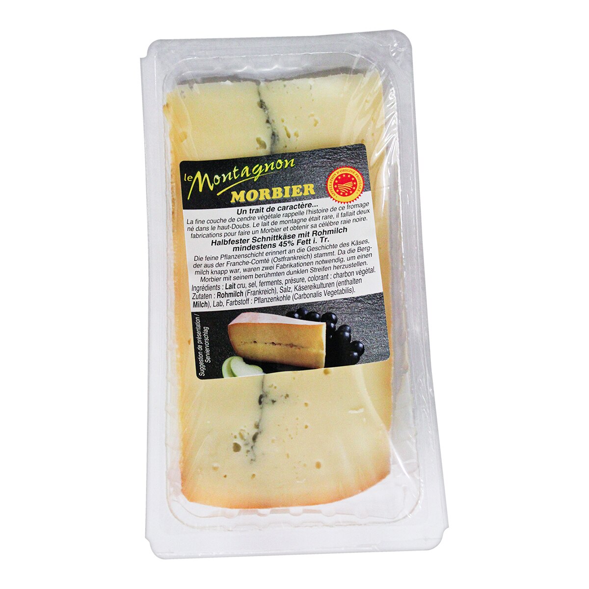Queso de leche cruda de vaca Le Montagnon DOP Morbier 2