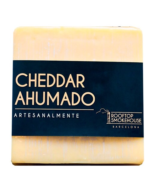 Queso cheddar ahumado artesanalmente Rooftop Smokehouse 1