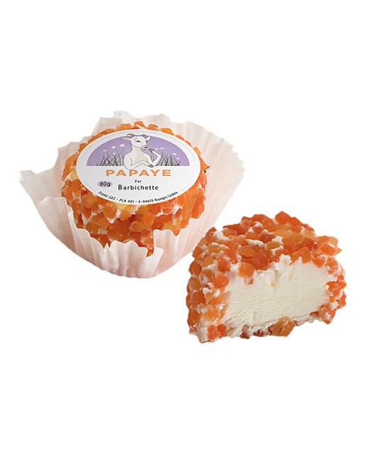 Imagen 1 de Queso francés de leche de cabra con papaya Barbichette