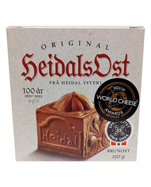 Queso noruego marrón Heidal Ysteri 1