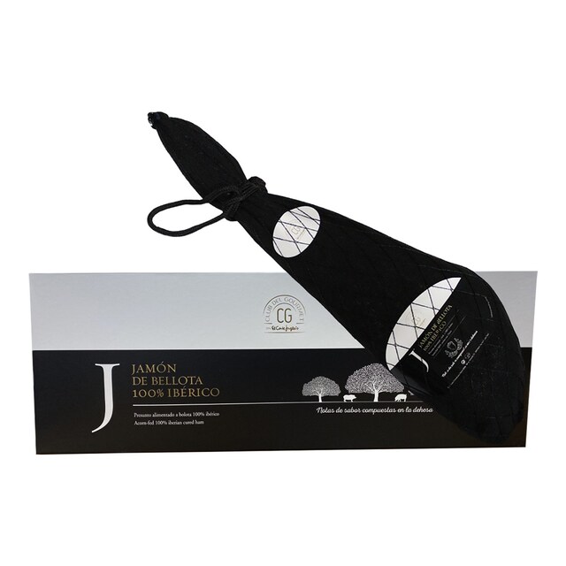 Estuche con jamón de Bellota 100% Ibérico Club del Gourmet
