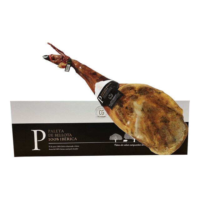 Estuche con paleta de bellota 100% Ibérica Club del Gourmet