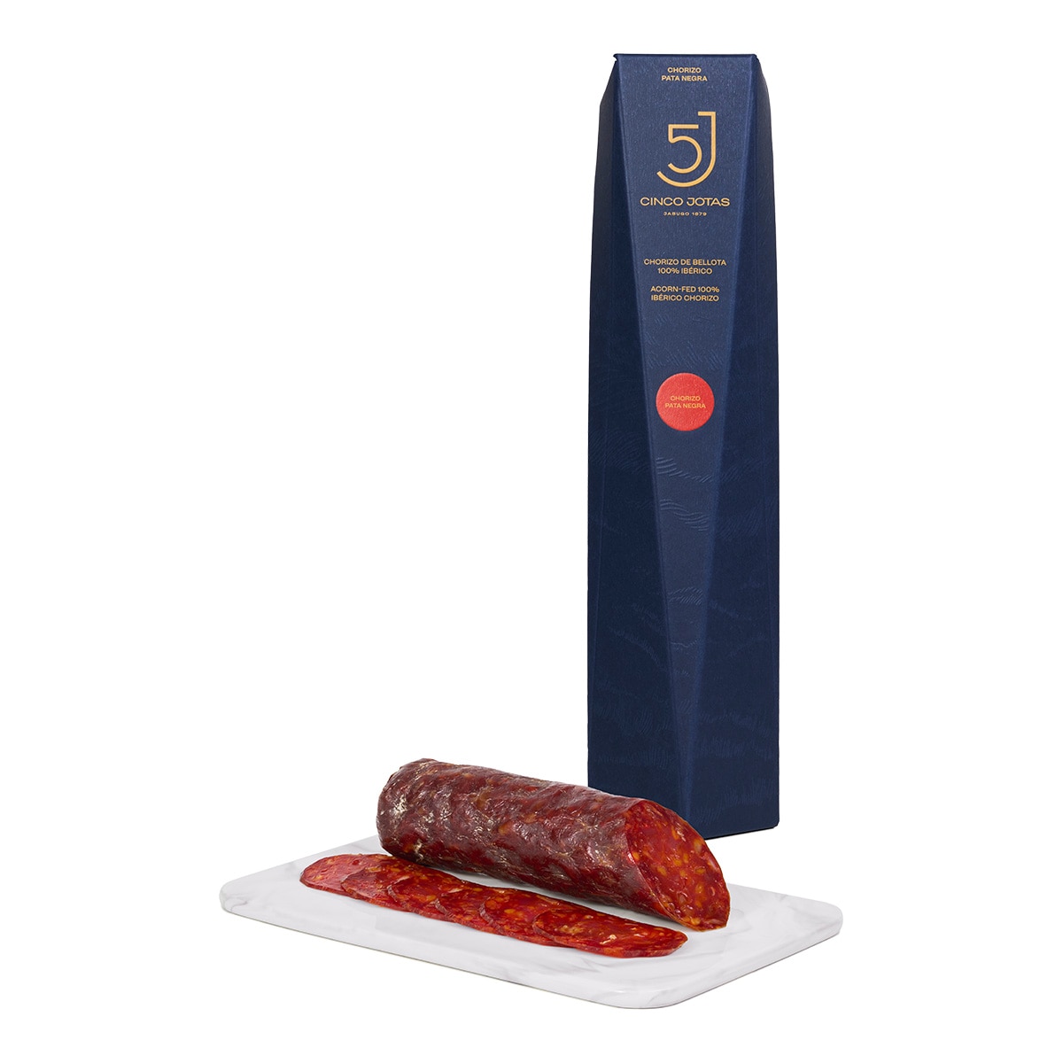 Imagen 1 de Chorizo 1/2 caña 100/ Ibérico 5 Jotas