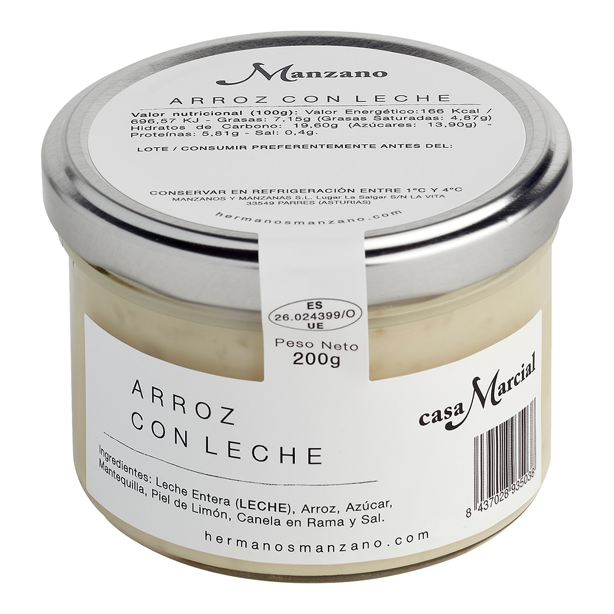 Imagen 0 de Arroz con leche Casa Marcial Hermanos Manzano