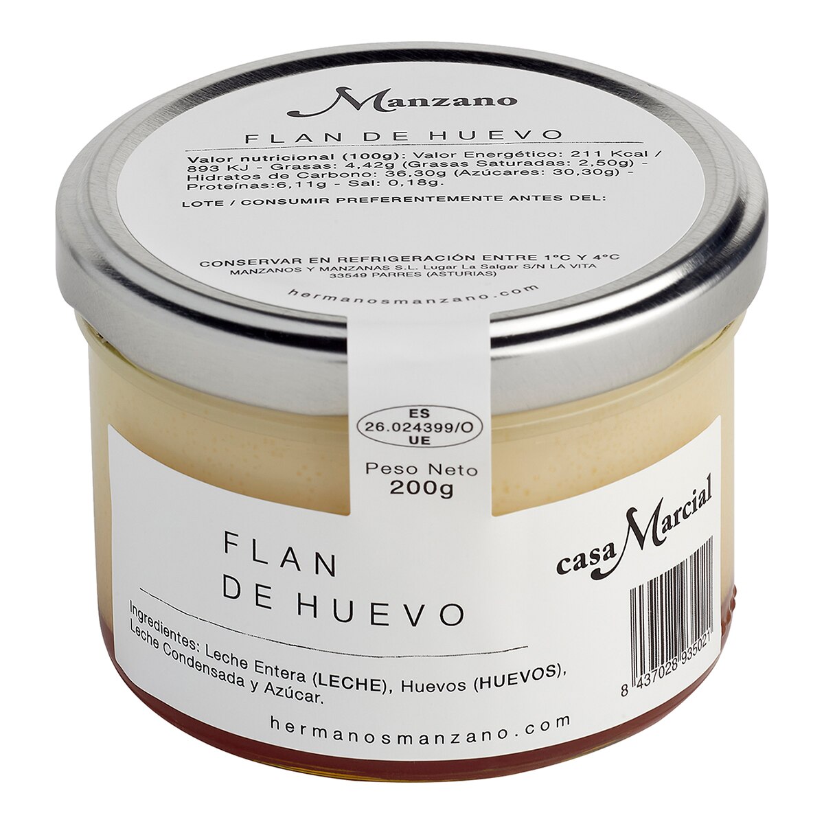 Imagen 0 de Flan de huevo Casa Marcial Hermanos Manzano