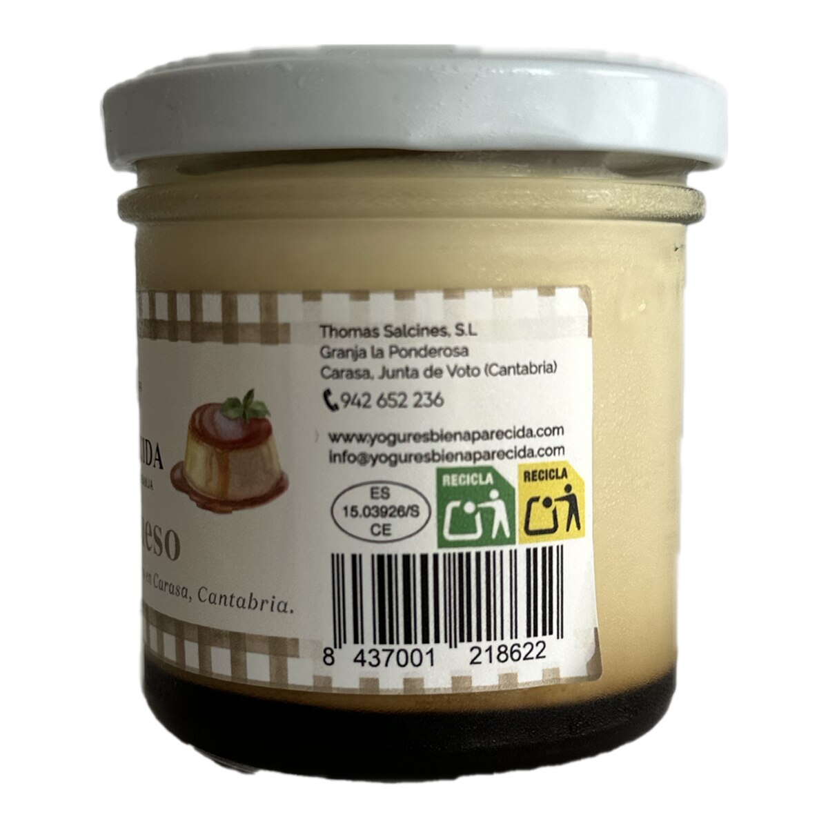 Flan de queso cremoso Bien Aparecida 2