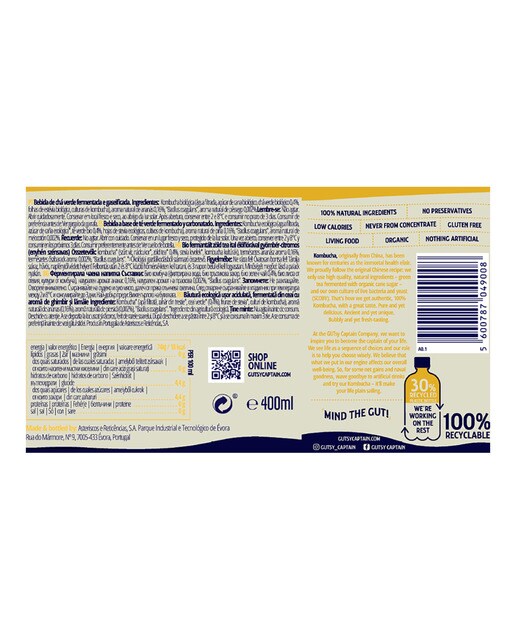 Kombucha con piña y melocotón Captain Kombucha 2