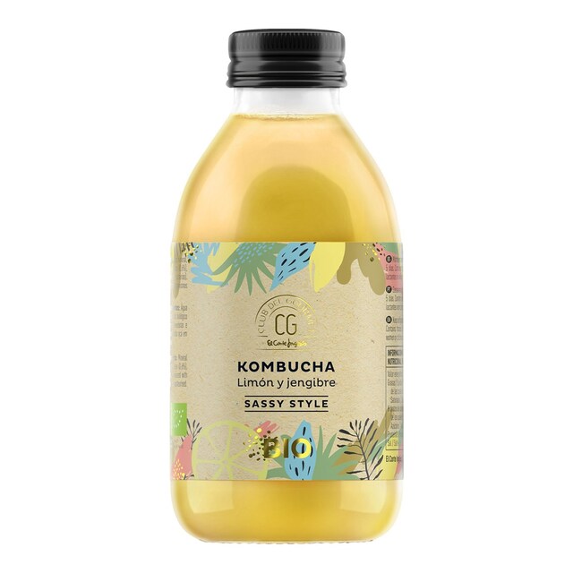 Kombucha de limón y jengibre Club del Gourmet