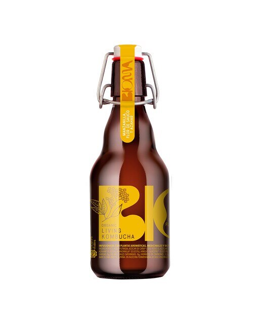 Imagen 0 de Kombucha con flor de sauco, manzanilla y azahar Organic Living Solar Flower Bioma