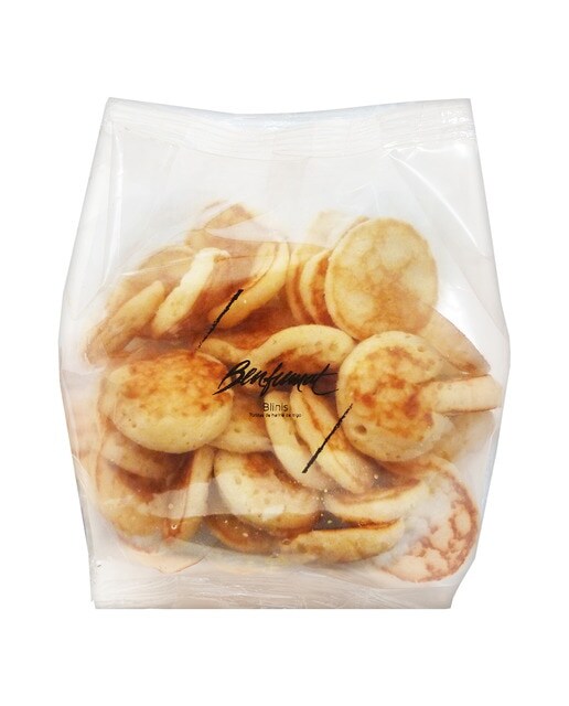 Mini blinis tortitas harina de trigo Benfumat