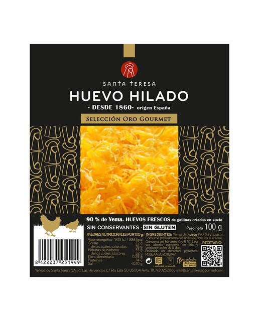 Imagen 0 de Huevo hilado Selección Oro Gourmet Santa Teresa
