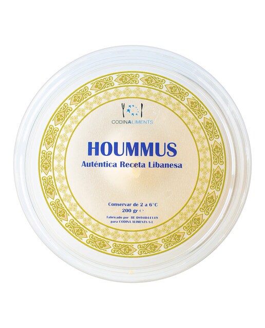 Hummus de garbanzos libanés Codina 1