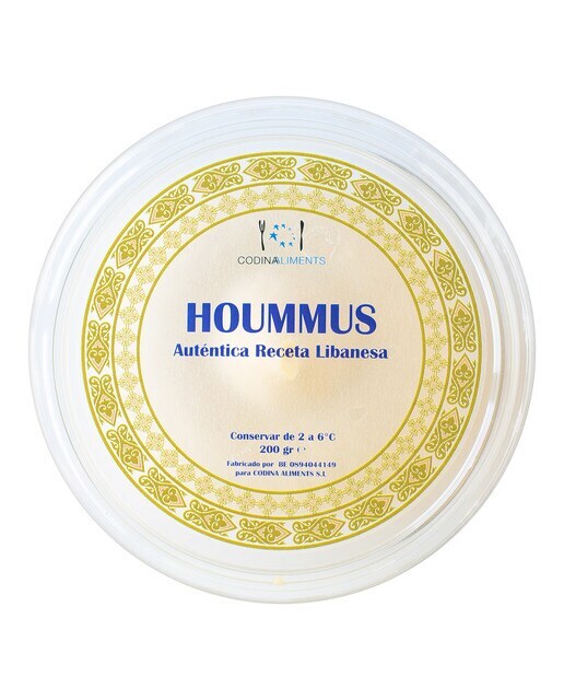 Hummus de garbanzos libanés Codina