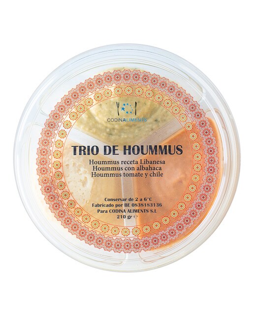 Imagen 0 de Salsa trío Hummus Codina