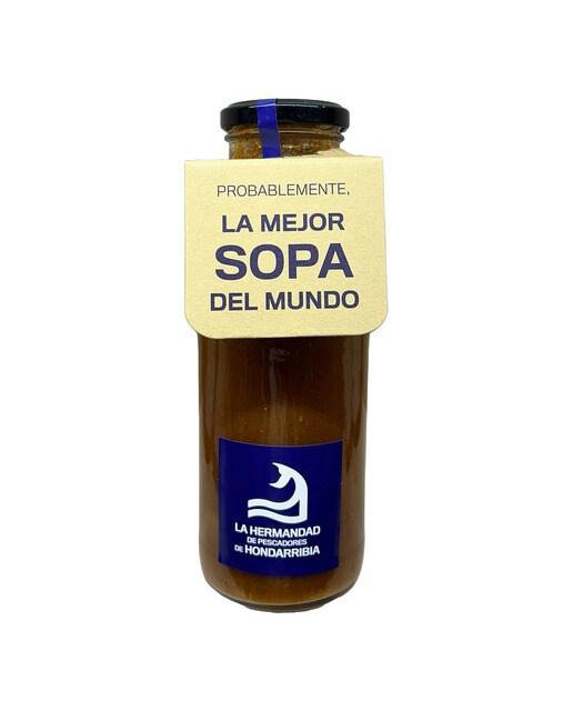 Imagen 0 de Sopa de pescado Restaurante de la Hermandad de Pescadores de Hondarribia Itsasoko