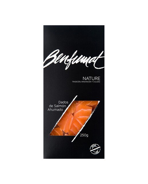 Imagen 0 de Dados de salmón ahumado Benfumat