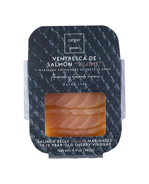 Imagen 0 de Ventresca de salmón ''Sujime'' al vinagre de Jerez 12 años Carpier