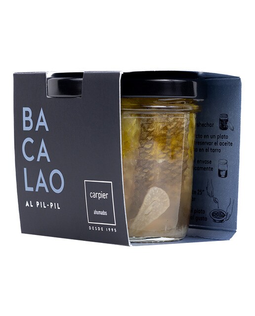 Bacalao ahumado al pil pil Carpier 1