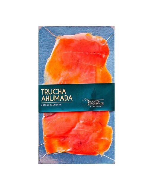 Trucha ahumada de los Picos de Europa Rooftop Smokehouse