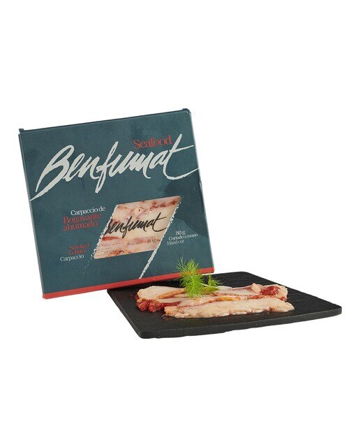Carpaccio de bogavante ahumado Benfumat 2