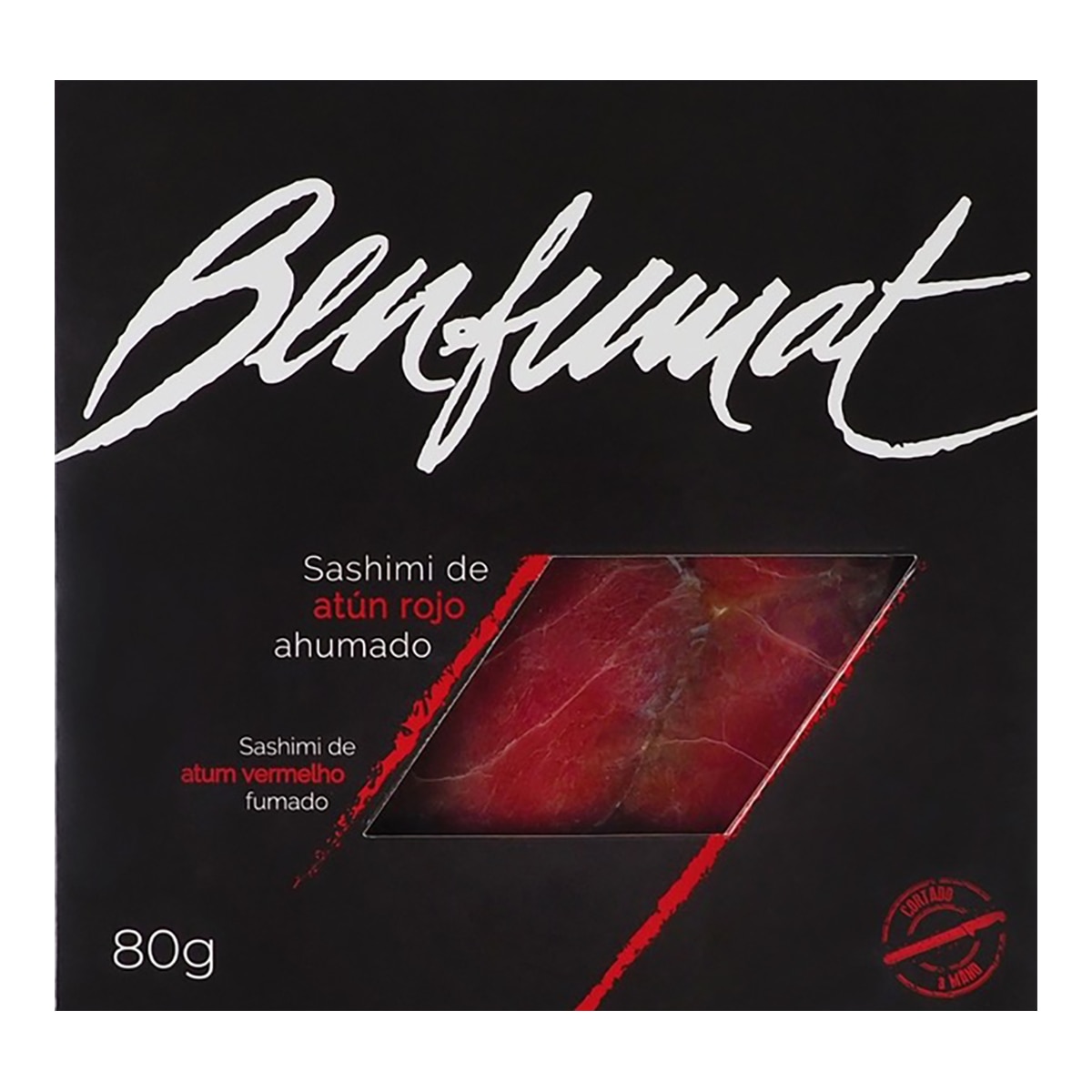 Sashimi de atún rojo ahumado Benfumat 1