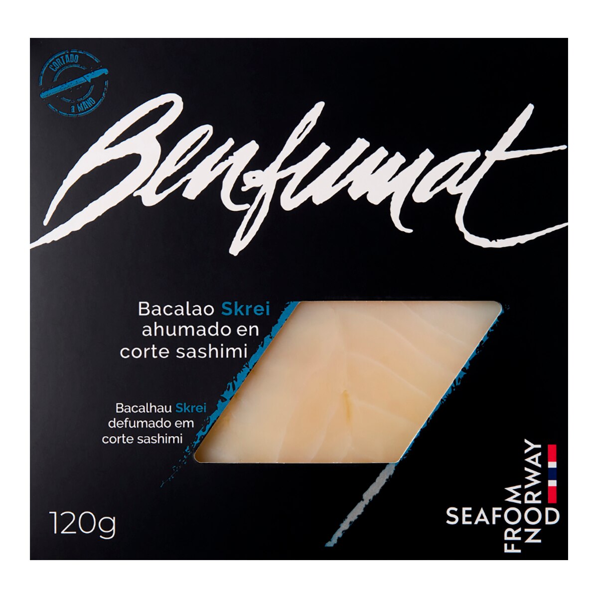 Imagen 0 de Bacalao Skrei ahumado corte sashimi Benfumat