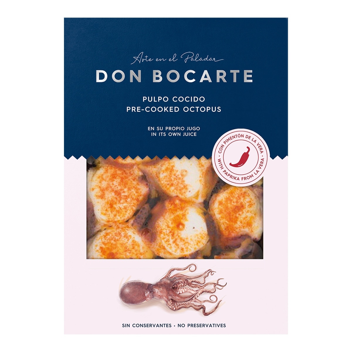 Imagen 0 de Pulpo a la gallega con pimentón de la Vera Don Bocarte