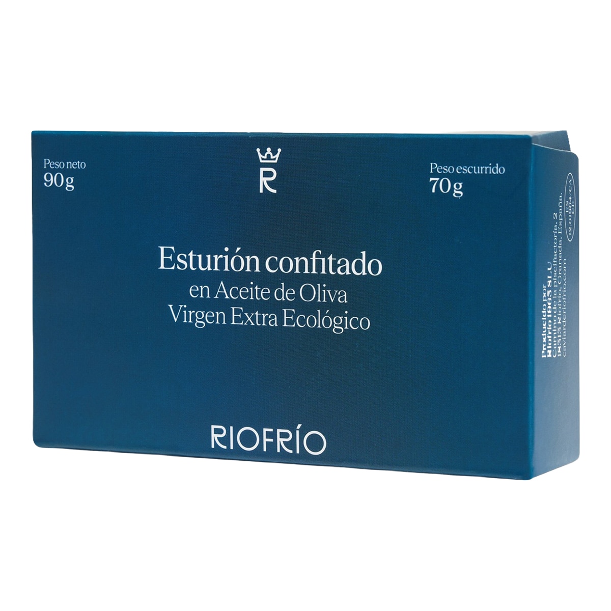 Imagen 1 de Esturión confitado en aceite de oliva virgen ecológico Riofrío