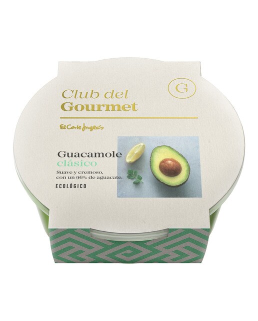 Imagen 1 de Salsa guacamole bio suave Club del Gourmet