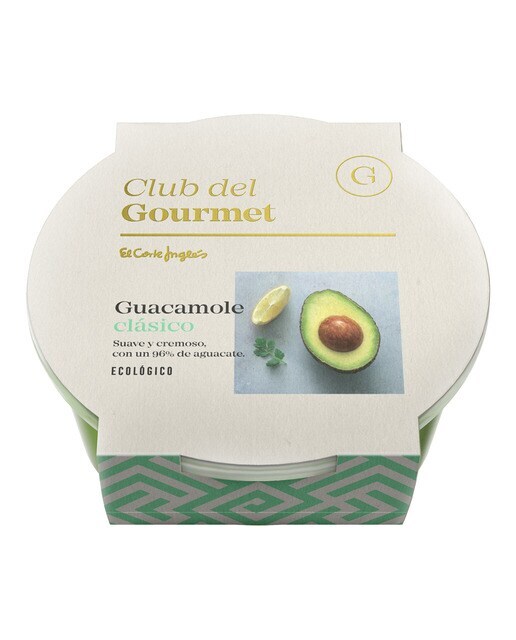 Salsa guacamole bio suave Club del Gourmet