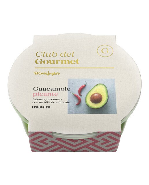 Salsa guacamole bio picante Club del Gourmet