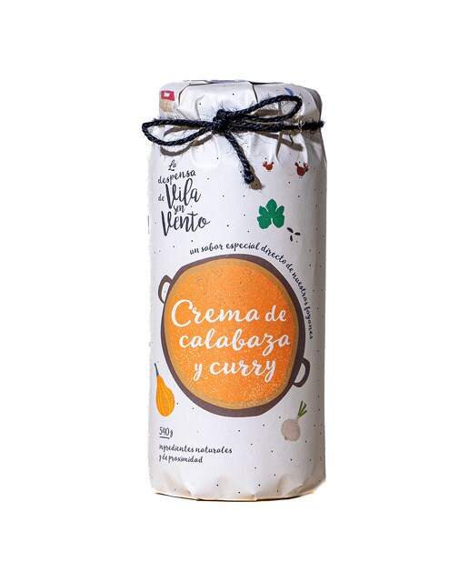 Imagen 0 de Crema de calabaza con curry Vila sen Vento