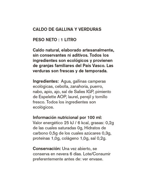 Caldo de gallina y verduras Dohatsu 2