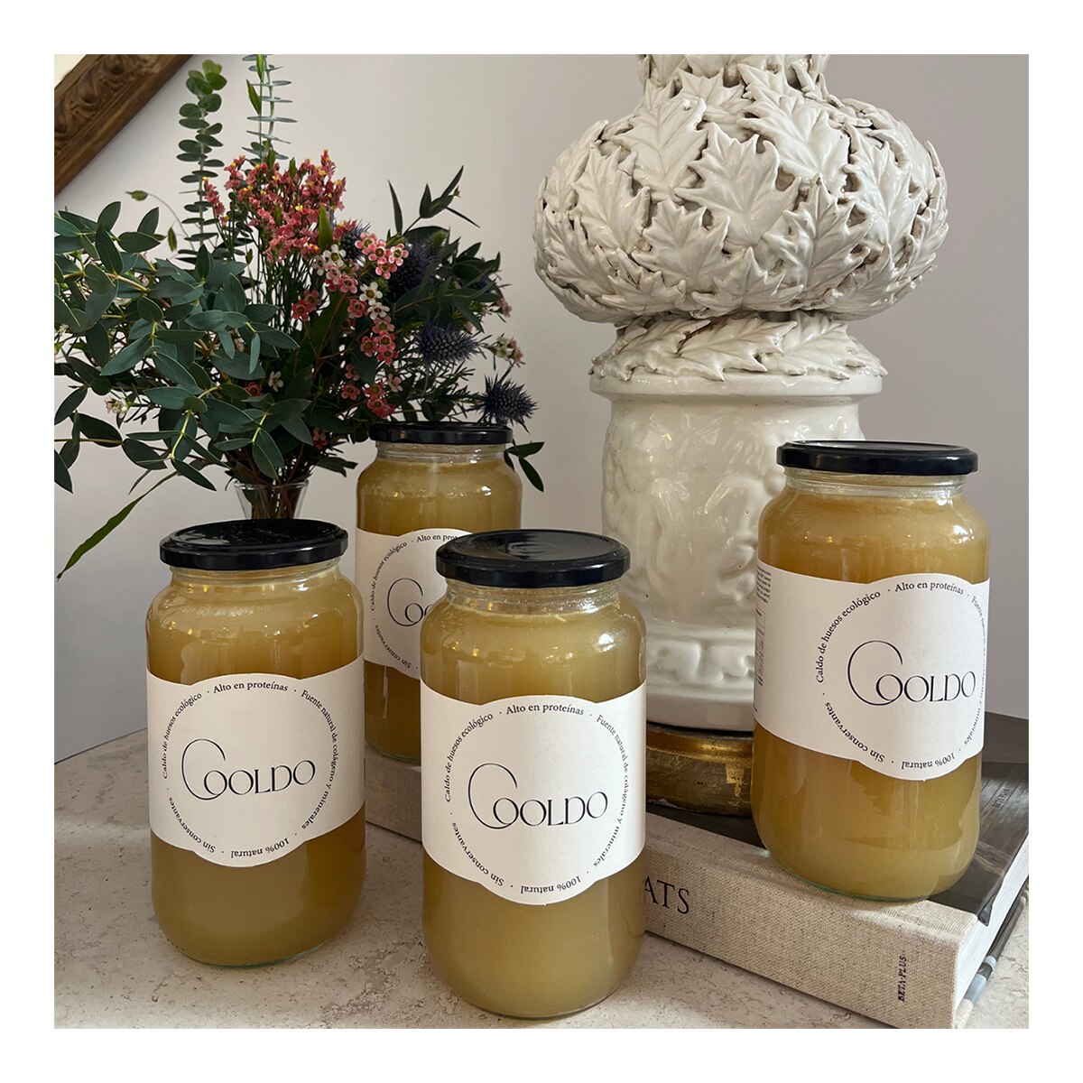Caldo de huesos ecológico con cúrcuma y jengibre Cooldo 4