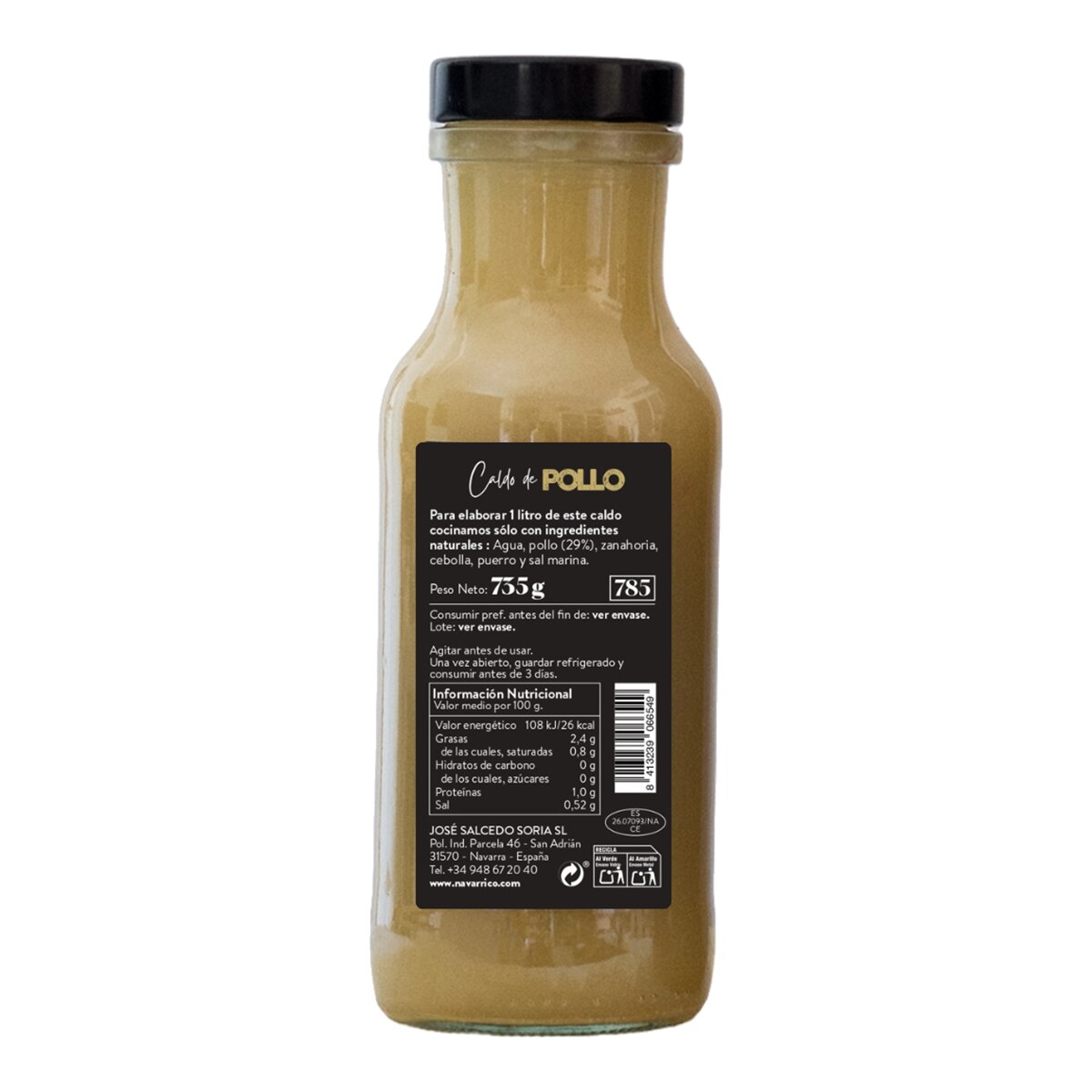 Caldo de pollo El Navarrico 3