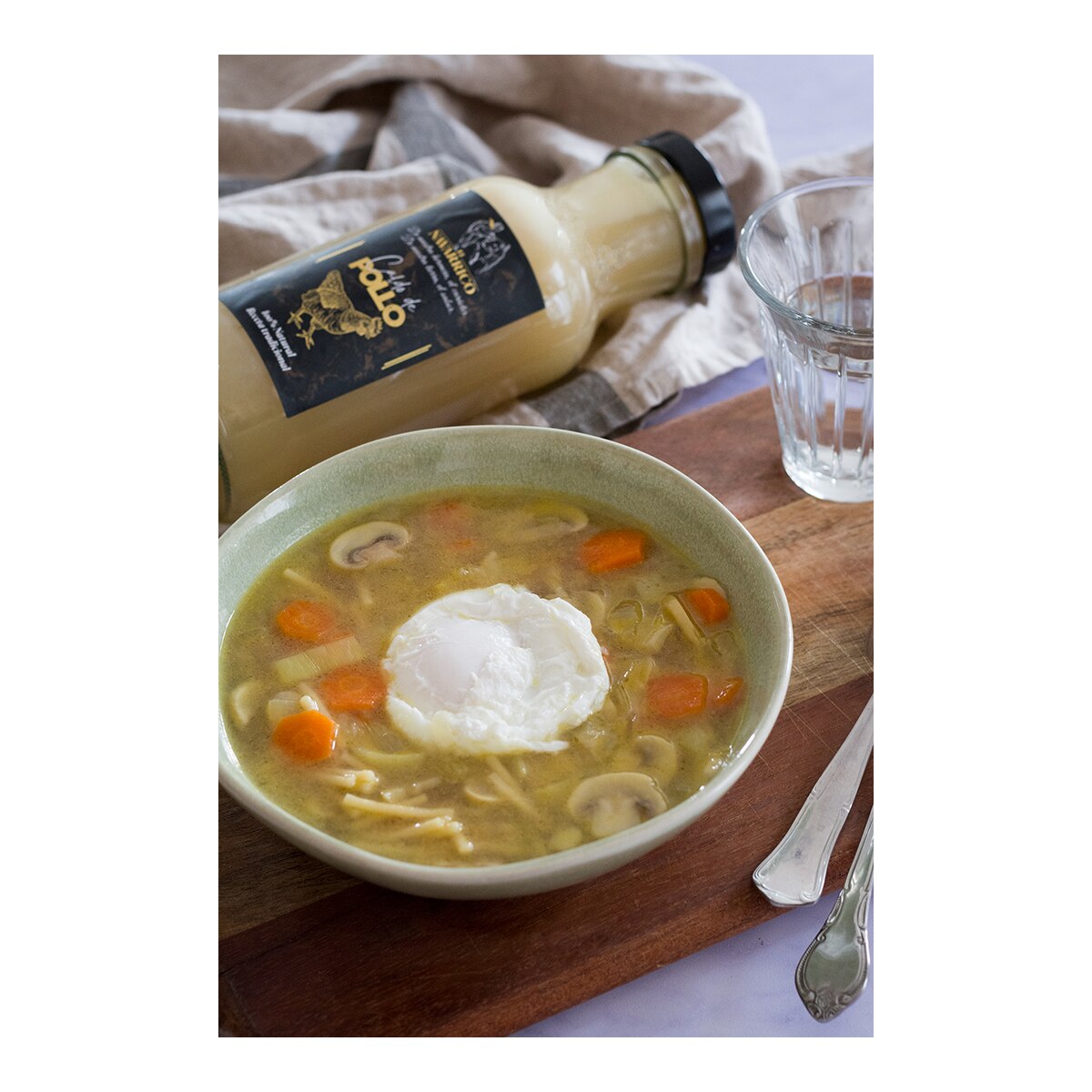 Caldo de pollo El Navarrico 5