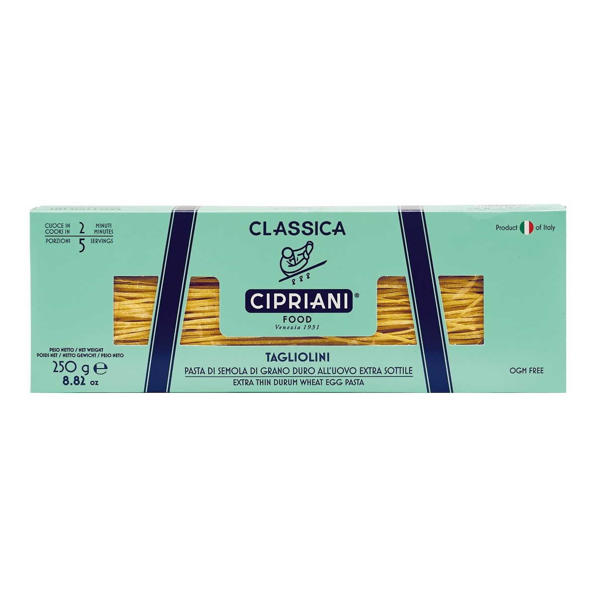 Pasta italiana Tagliolini bianchi al huevo Cipriani 1