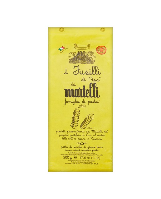 Imagen 0 de Pasta italiana Fusilli de Pisa de sémola de grano duro Martelli