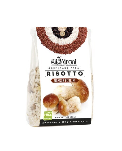 Risotto con setas Gli Aironi