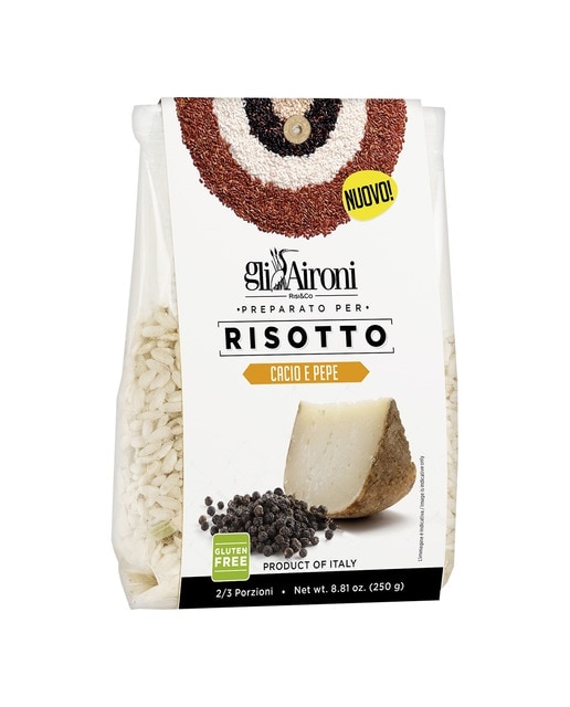 Imagen 0 de Risotto con queso pecorino y pimienta negra Gli Aironi