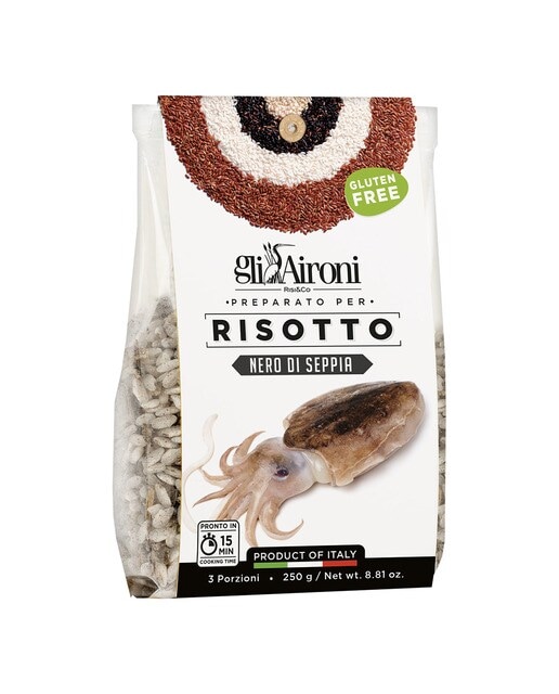 Risotto al nero di sepia Gli Aironi
