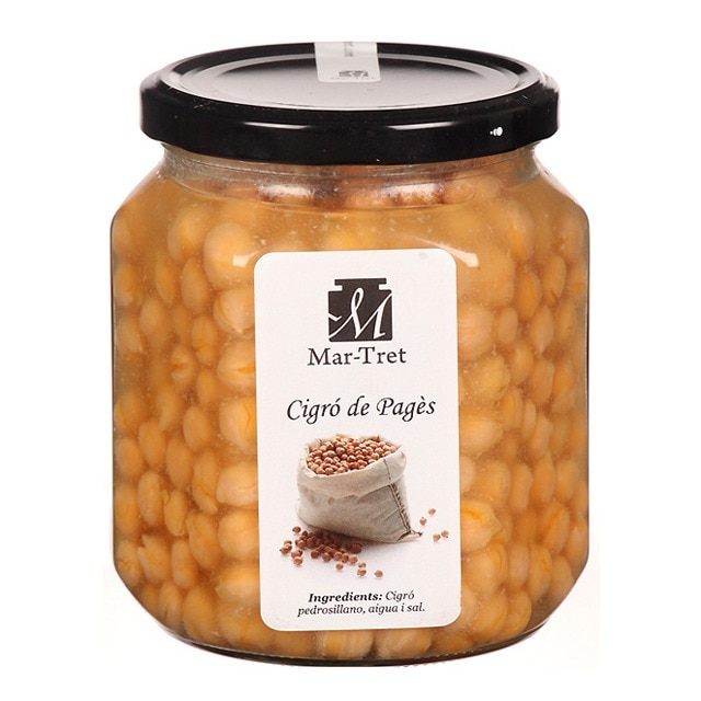 Imagen 1 de Garbanzo de payés cocido Mar-Tret