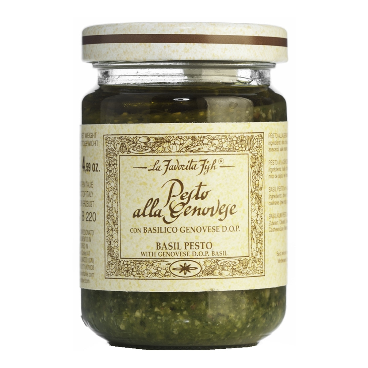 Imagen 0 de Salsa pesto a la genovese La Favorita