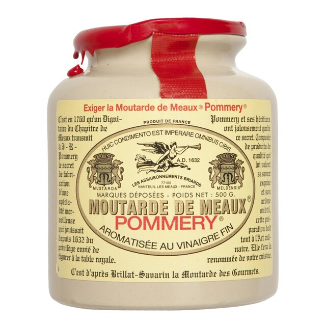 Mostaza de Meaux Pommery aromatizada con Vinagre Fino