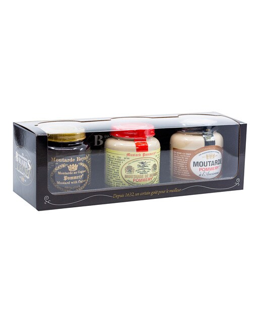 Pack 3 mostazas en grano surtidas Pommery 1
